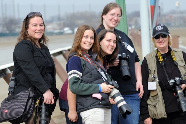 The Girls of Aqueduct: photo by Bud Morton