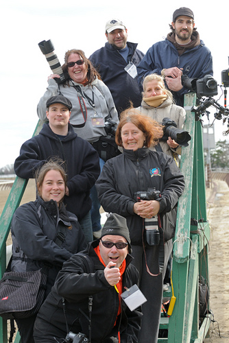 Aqueduct Photographers, by Bud Morton Aqueduct Photographers, by Bud Morton